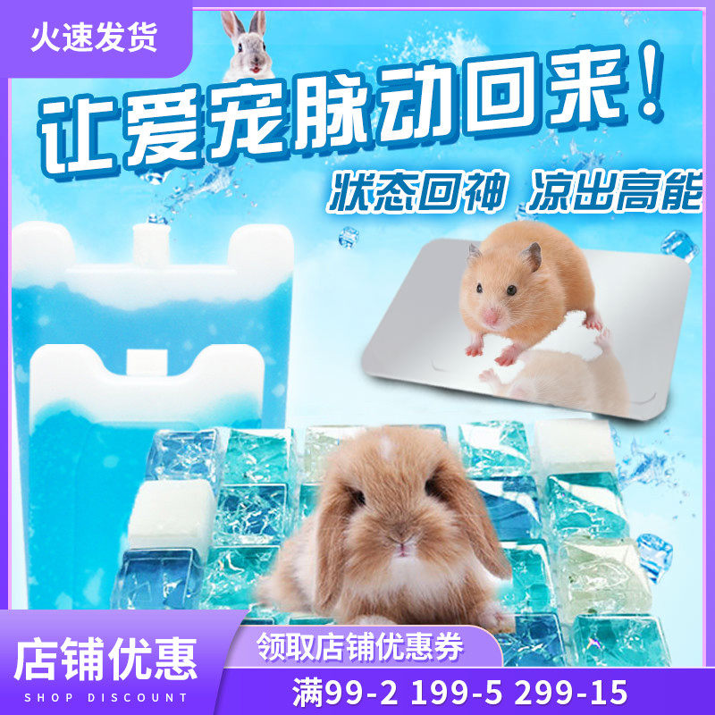宠物降温板兔子龙猫仓鼠散热板夏天消暑铝合金冰床冰垫降暑用品