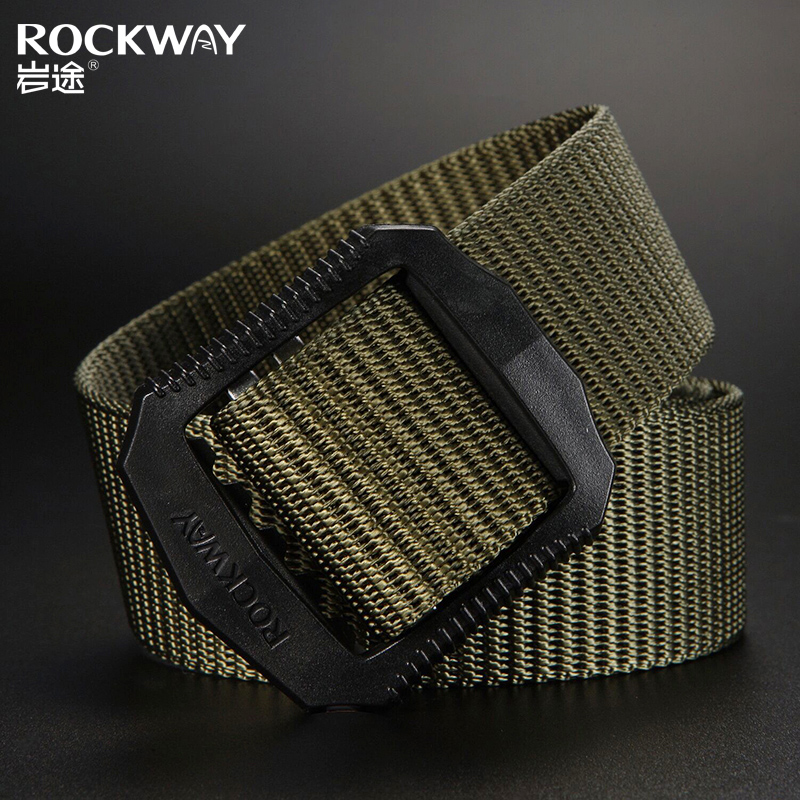 rockway岩途塑料不锈钢军风腰带