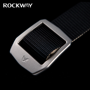 尼龙帆布编织皮带速干 带休闲户外男士 岩途纯钛合金战术腰带男款 裤