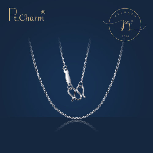 Pt.Charm项链十字素链正品