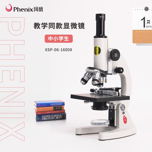 凤凰单目光学生物专业高倍显微镜