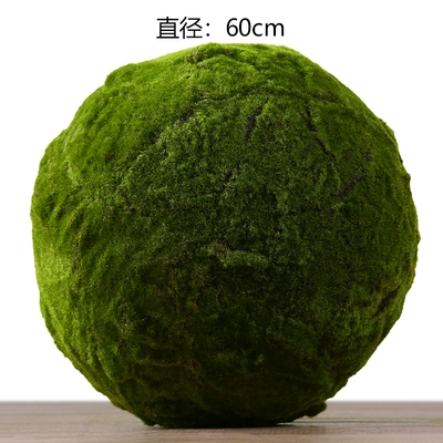 Симуляция мх трескает фальшивые цветочные шарики, украшенные большими зелеными шариками из мха, фальшивые шарики травяные шарики сажают мх мх мяч в милан