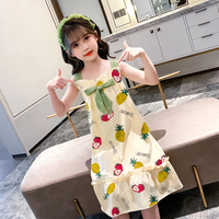 女童吊帶睡裙夏季新款小孩公主