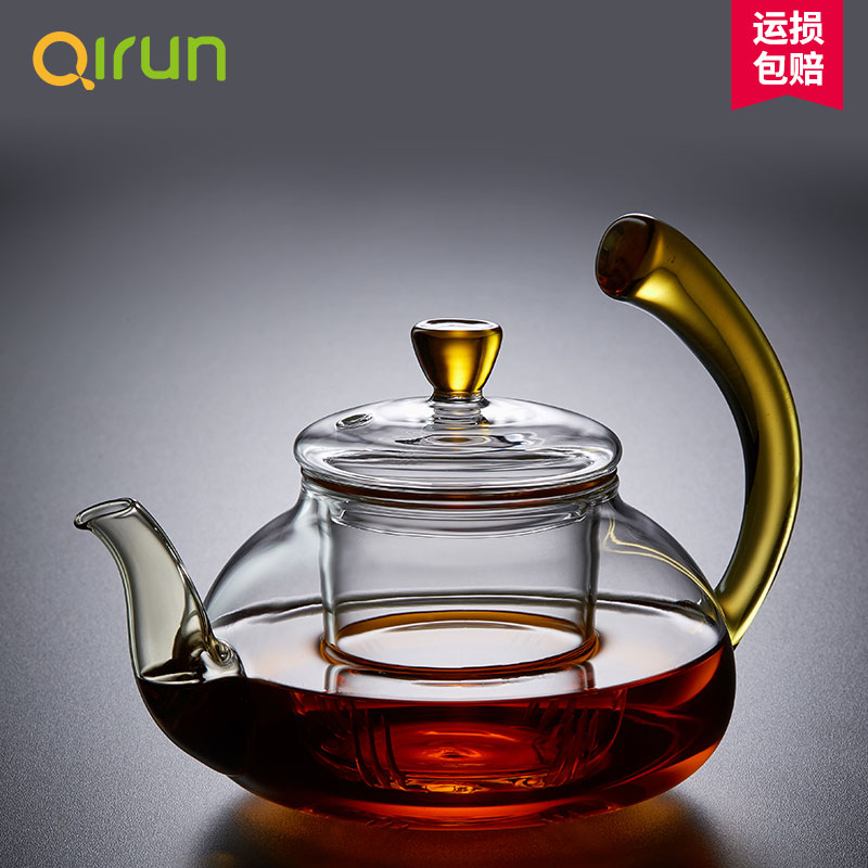 启润玻璃茶壶耐热玻璃茶具套装花茶壶过滤加厚煮茶器耐高温泡茶壶|msdalam kategori pinggan mangkuk, set teh, teko - dari Buy2taobao.com untuk memberikan perkhidmatan ejen Taobao profesional membeli
