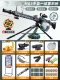 MG3 Black+Staching Gun Rack+Целью хранения 【Подарок Gatling+24 Bullet Shell+60 мягких бомб】