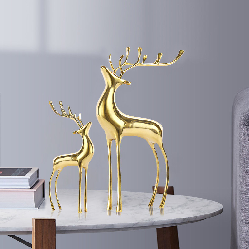 modern Simplicity Light extravagance Pure copper Elk Decoration a living room television Wine cabinet ornament Study Office Home Furnishing a decorationin the Home accessories , Decoration  category - from Buy2taobao.com to provide professional Taobao agent buy service