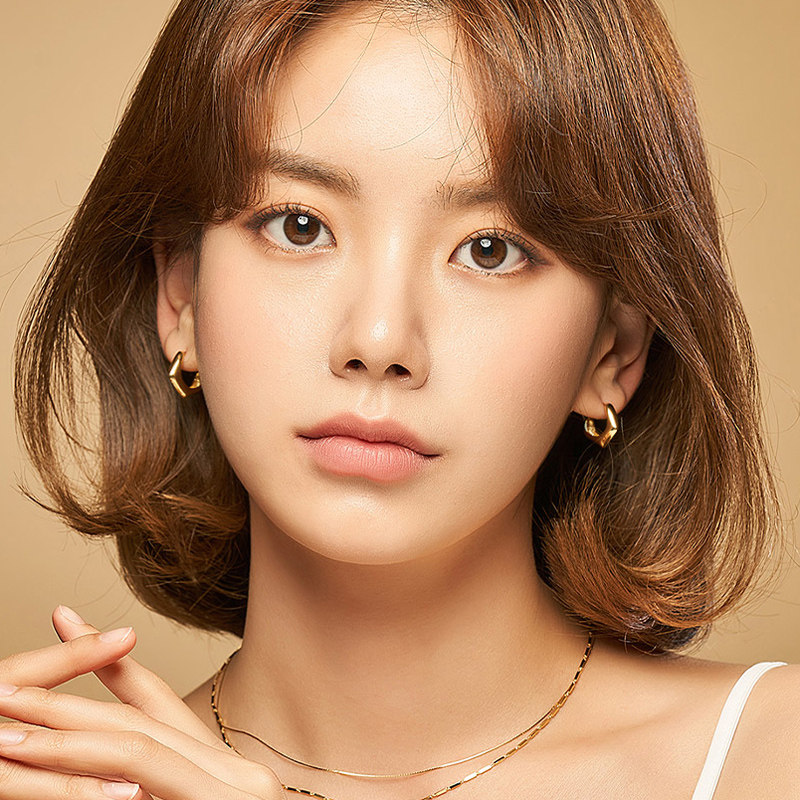 纯银镀金无痛螺旋耳夹女无耳洞耳扣高级感法式气质耳饰复古茶系夏