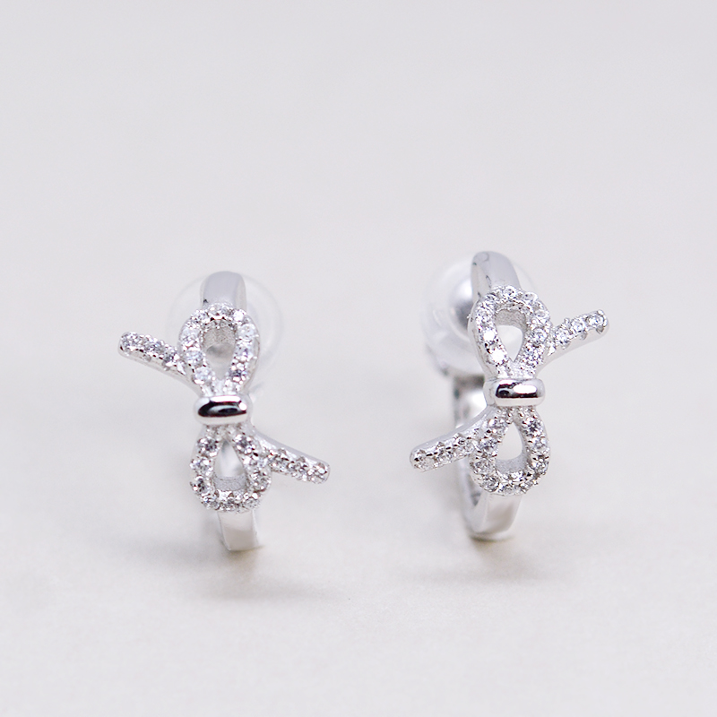 925银无痛螺旋耳夹隐形无痛牢固