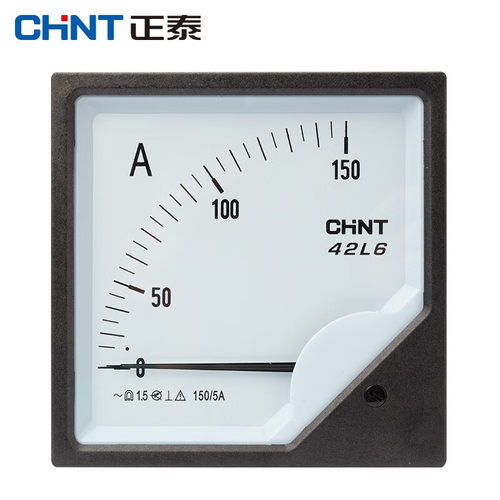 正泰交流电流表6L2-A直通指针表