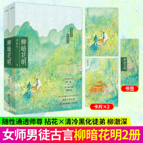 柳暗花明 丹青手高人气代表作 原名穿成狗血文中的大反派经典古风仙侠古言小说穿越逆袭爽文设定跌宕江湖仙侠情缘故事正版