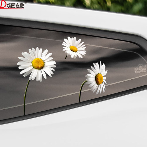雏菊车贴汽车个性创意车窗玻璃
