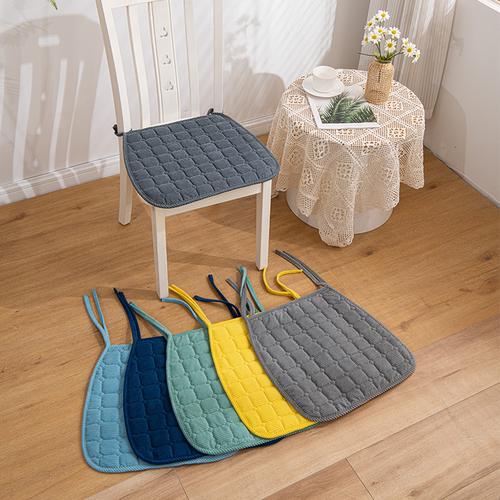 餐桌椅子坐垫椅垫凳子垫四季防滑屁股垫马蹄形餐椅座垫板凳垫子套