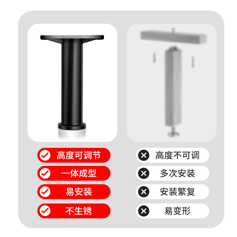 床板支撑架床底承重支撑柱支架床腿支撑脚床架固定器可调节支撑杆