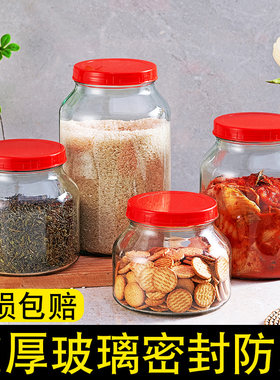 常青藤家用无铅玻璃储物罐