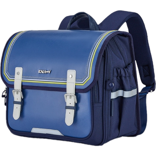 卡拉羊新款小学生书包男女生减负护脊大容量初中生双肩包潮英伦风