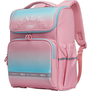 卡拉羊新款小学生书包男女生1-2-3-4年级儿童双肩包减负护脊韩版