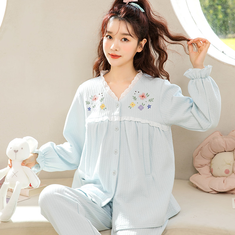 家时光月子服孕妇哺乳睡衣产后空气棉喂奶冬季外穿保暖产妇家居服,孕妇装/孕产妇用品/营养,家居服套装,淘宝优惠券,粉丝福利购,淘宝优惠卷