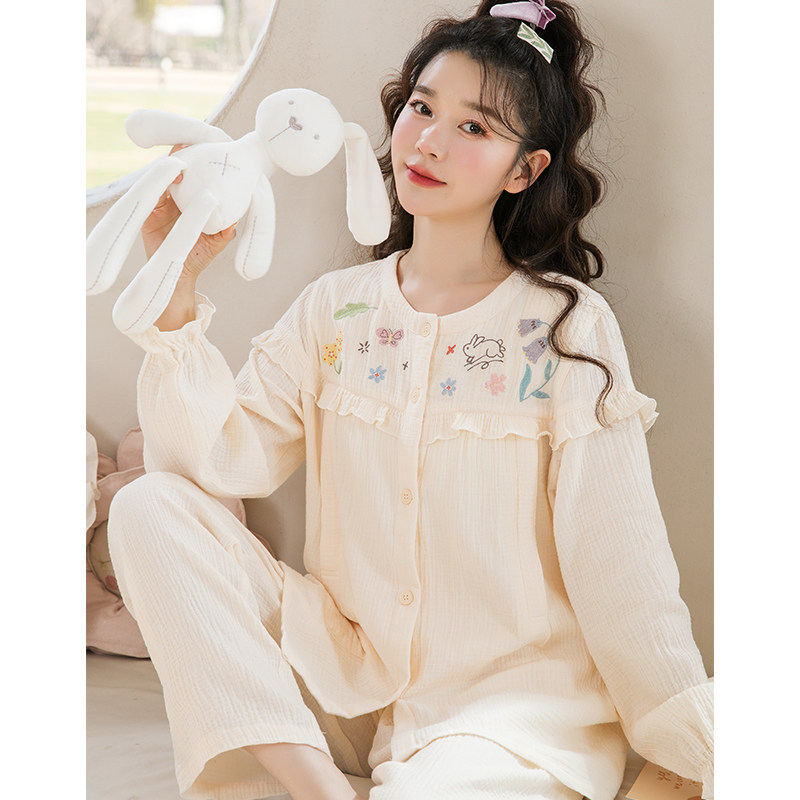 家时光月子服夏季薄款产后纯棉纱布孕妇哺乳衣睡衣产妇喂奶家居服,孕妇装/孕产妇用品/营养,家居服套装,淘宝优惠券,粉丝福利购,淘宝优惠卷