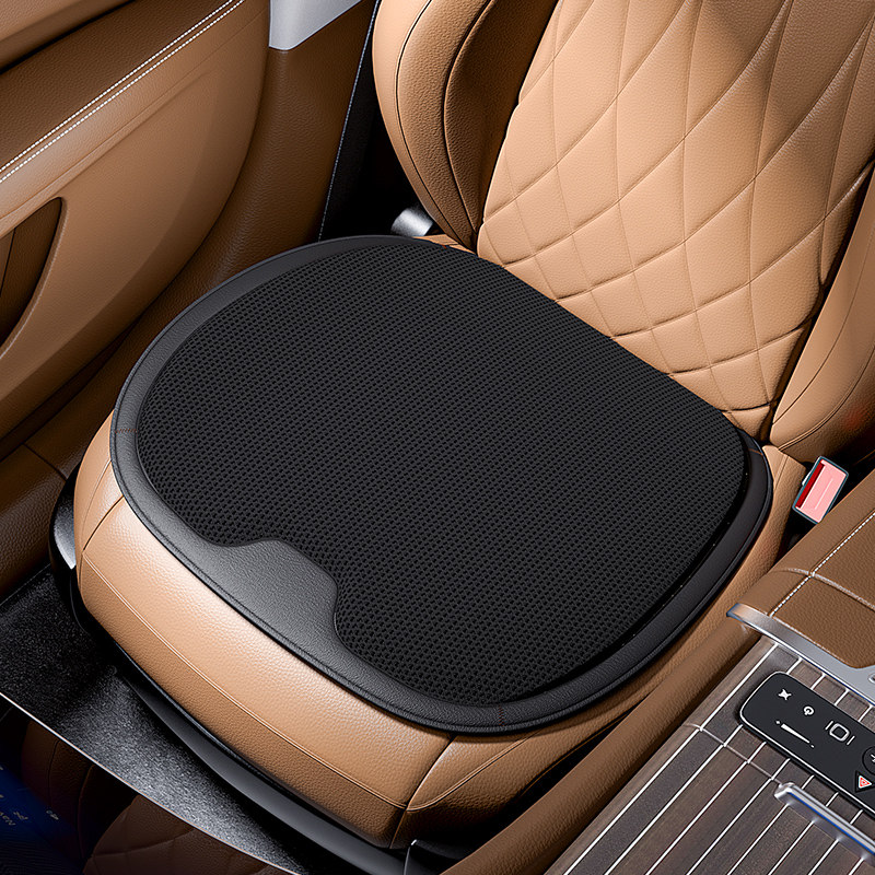 汽车坐垫单片无靠背免绑防滑后排座椅垫简约冰丝车载凉席四季通用