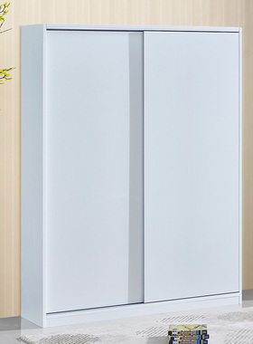 怡非家具热销推拉门衣柜移门定做简约现代组合衣橱白色两门平开门