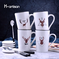 INS Creative Fresh Nordic Animal Tea Cuce Ceramics Mark Cup Cup Cup Cup Cup Cup Water Cup