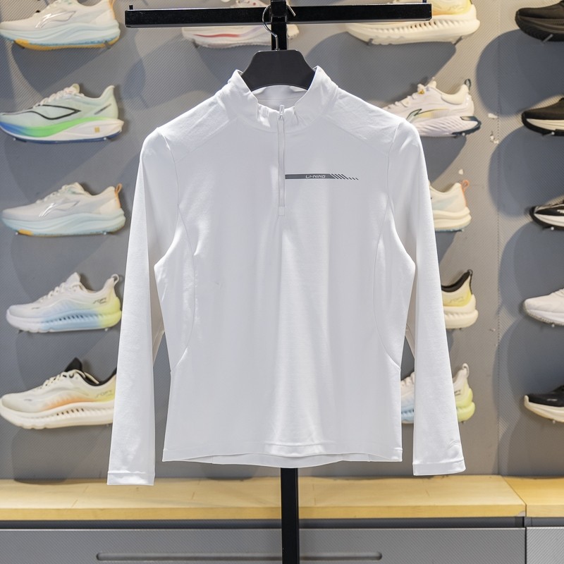 李宁运动T恤女士2026秋季新款休闲百搭舒适透气半拉链长袖卫衣,运动服/休闲服装,运动T恤,淘宝优惠券,粉丝福利购,淘宝优惠卷