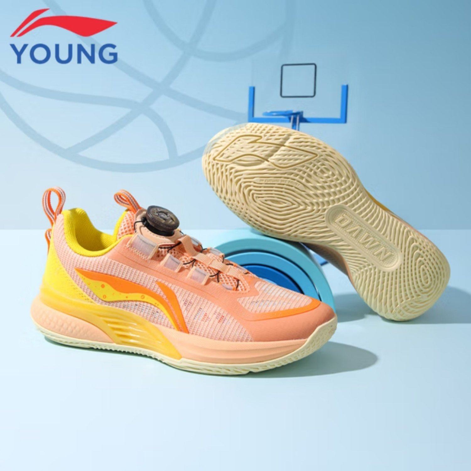 李宁拂晓2026年新款男大童低帮篮球鞋青少年专业实战耐磨运动球鞋,运动鞋new,篮球鞋,淘宝优惠券,粉丝福利购,淘宝优惠卷