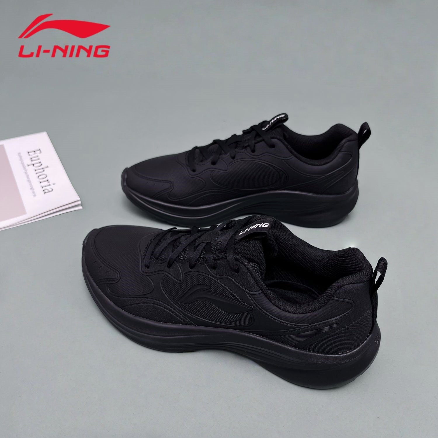 李宁跑步鞋男款2026秋冬新款革面加绒保暖减震回弹休闲慢跑运动鞋,运动鞋new,跑步鞋,淘宝优惠券,粉丝福利购,淘宝优惠卷