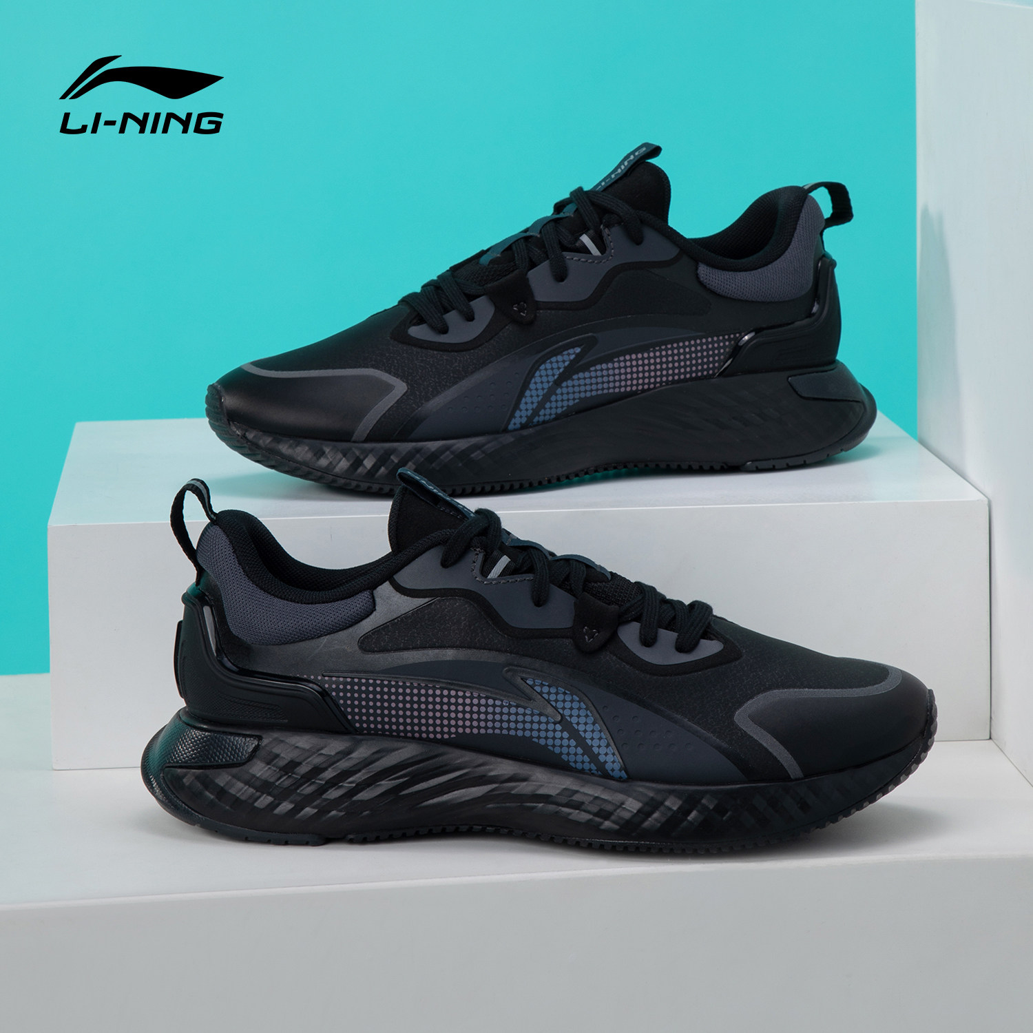 李宁男士跑步鞋2026冬季新款皮面防泼水轻弹缓震青少年休闲运动鞋,运动鞋new,运动休闲鞋,淘宝优惠券,粉丝福利购,淘宝优惠卷