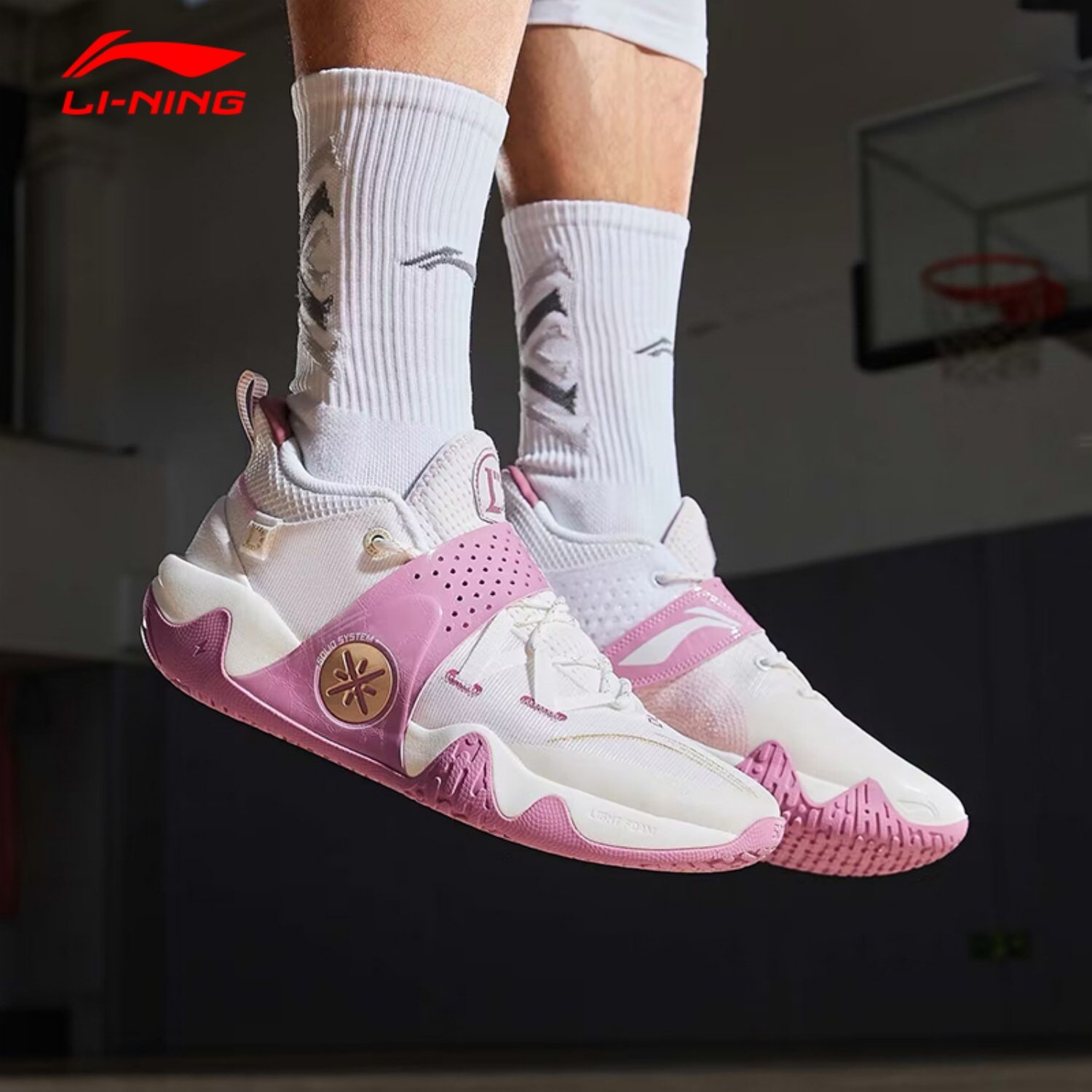 李宁韦德篮球鞋男鞋冷血官方正品新款青少年断码减震实战运动鞋子