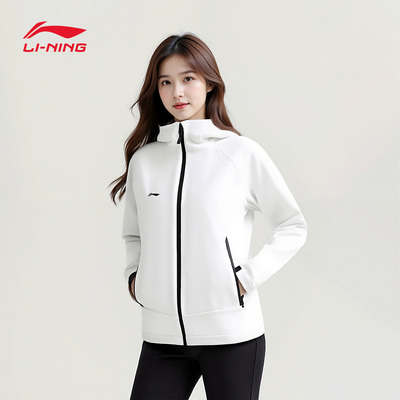 李宁运动登山户外防泼水冲锋风衣