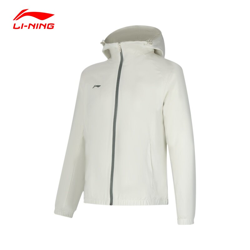 李宁运动风衣男女款2026春夏季新款宽松冲锋跑步防晒连帽开衫外套