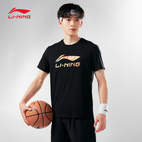 李宁短袖t恤男士夏季新款运动服
