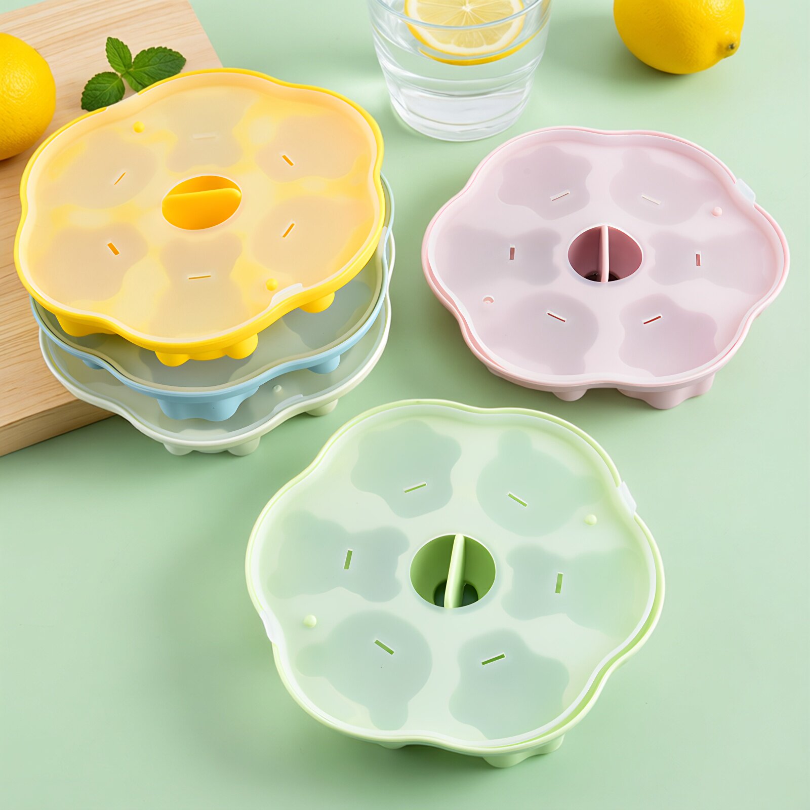 硅胶小熊蒸糕冰格模具