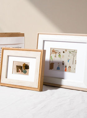 相框摆台7寸8寸6寸10寸16KB5画框挂墙儿童创意北欧定做A4照片框