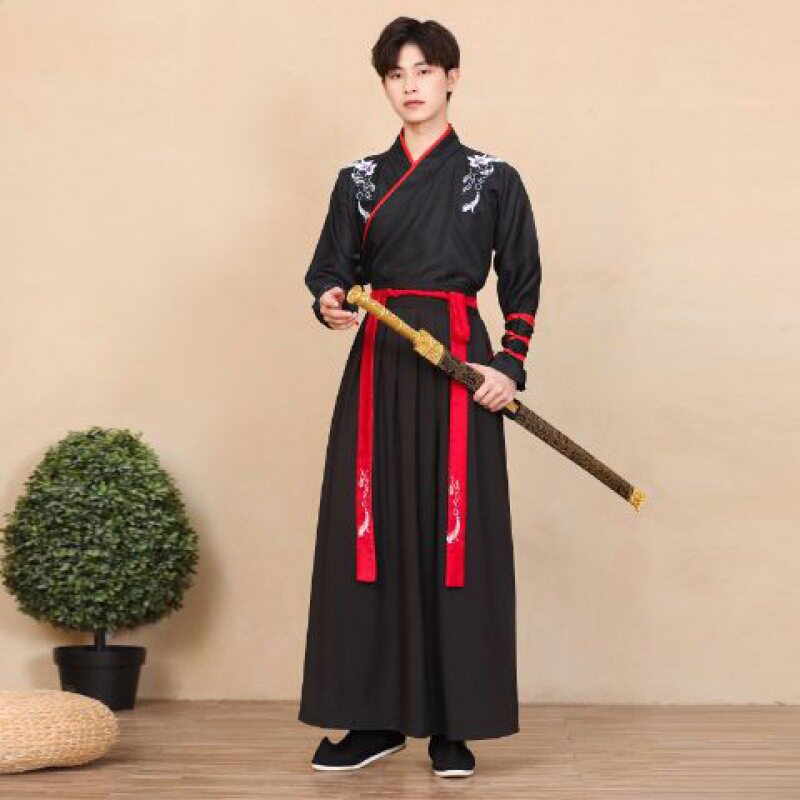 贵州汉服出租古装武侠风情侣仙侠舞蹈合唱毕业照服装租赁