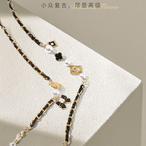 【复古小香风】眼镜链女挂脖