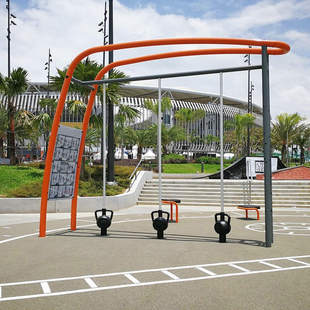 户外小区多功能体能训练器材公园健身设施儿童玩具秋千臂力牵拉架