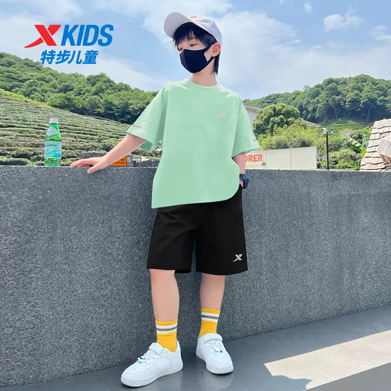 特步儿童运动套装男童夏季新款