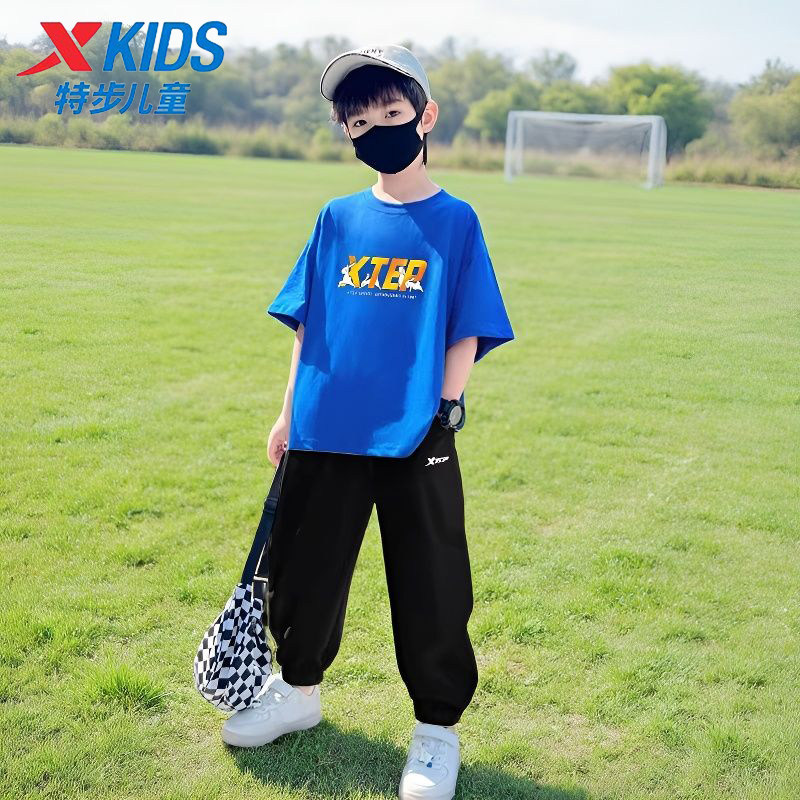 特步童装男童短袖运动套装速干大童冰丝t恤短裤儿童夏季新款衣服,童装/婴儿装/亲子装,套装,淘宝优惠券,粉丝福利购,淘宝优惠卷