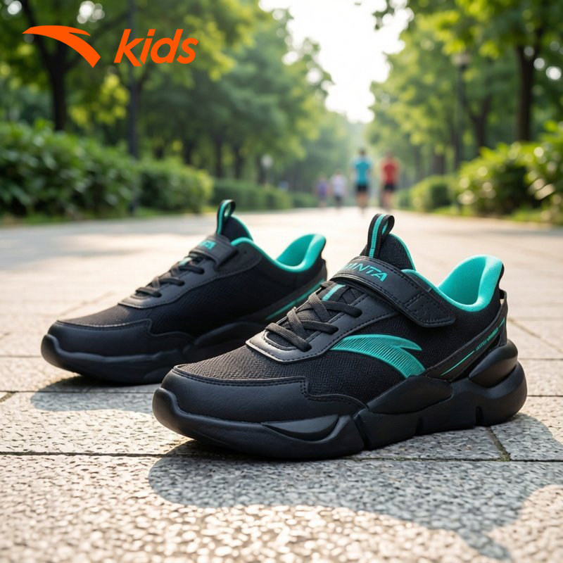 安踏童鞋男童运动鞋大童2026春季网面透气鞋子魔术贴皮面儿童跑鞋,童鞋/婴儿鞋/亲子鞋,运动鞋,淘宝优惠券,粉丝福利购,淘宝优惠卷