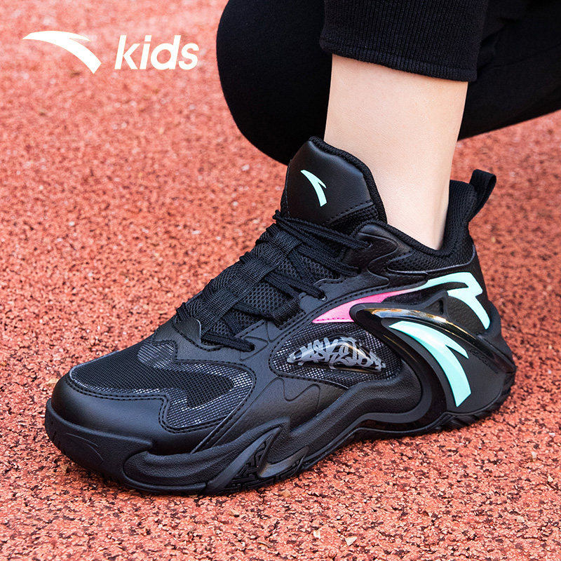 安踏儿童篮球鞋男水泥克星运动鞋