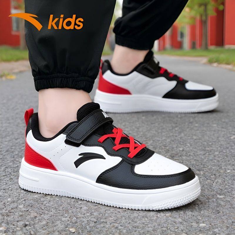 安踏童鞋儿童板鞋春季新款百搭简约大童休闲鞋男童小白鞋运动鞋子,童鞋/婴儿鞋/亲子鞋,板鞋,淘宝优惠券,粉丝福利购,淘宝优惠卷