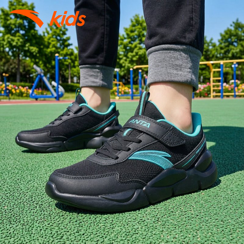 安踏童鞋男童运动鞋大童2026春季网面透气鞋子魔术贴皮面儿童跑鞋,童鞋/婴儿鞋/亲子鞋,运动鞋,淘宝优惠券,粉丝福利购,淘宝优惠卷