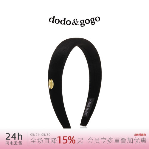 DODOGOGO金丝绒发箍女2026新款
