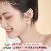 DODOGOGO花朵耳环适合春天 耳钉2026超好看独特漂亮耳饰轻奢耳夹