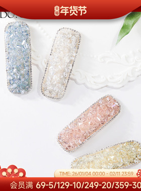 DODOGOGO气质发卡女时尚发夹高级感侧边夹刘海夹简约百搭BB夹