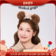 DODOGOGO毛绒小熊发箍女2026新款 秋冬甜美可爱头饰巨好看头箍发饰