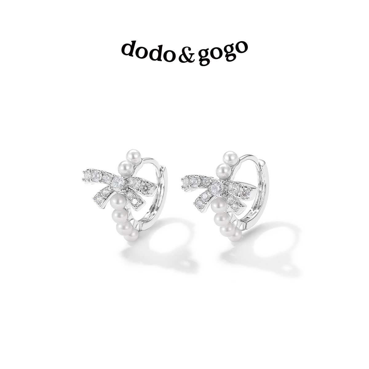 DODOGOGO法式珍珠耳扣2025新款