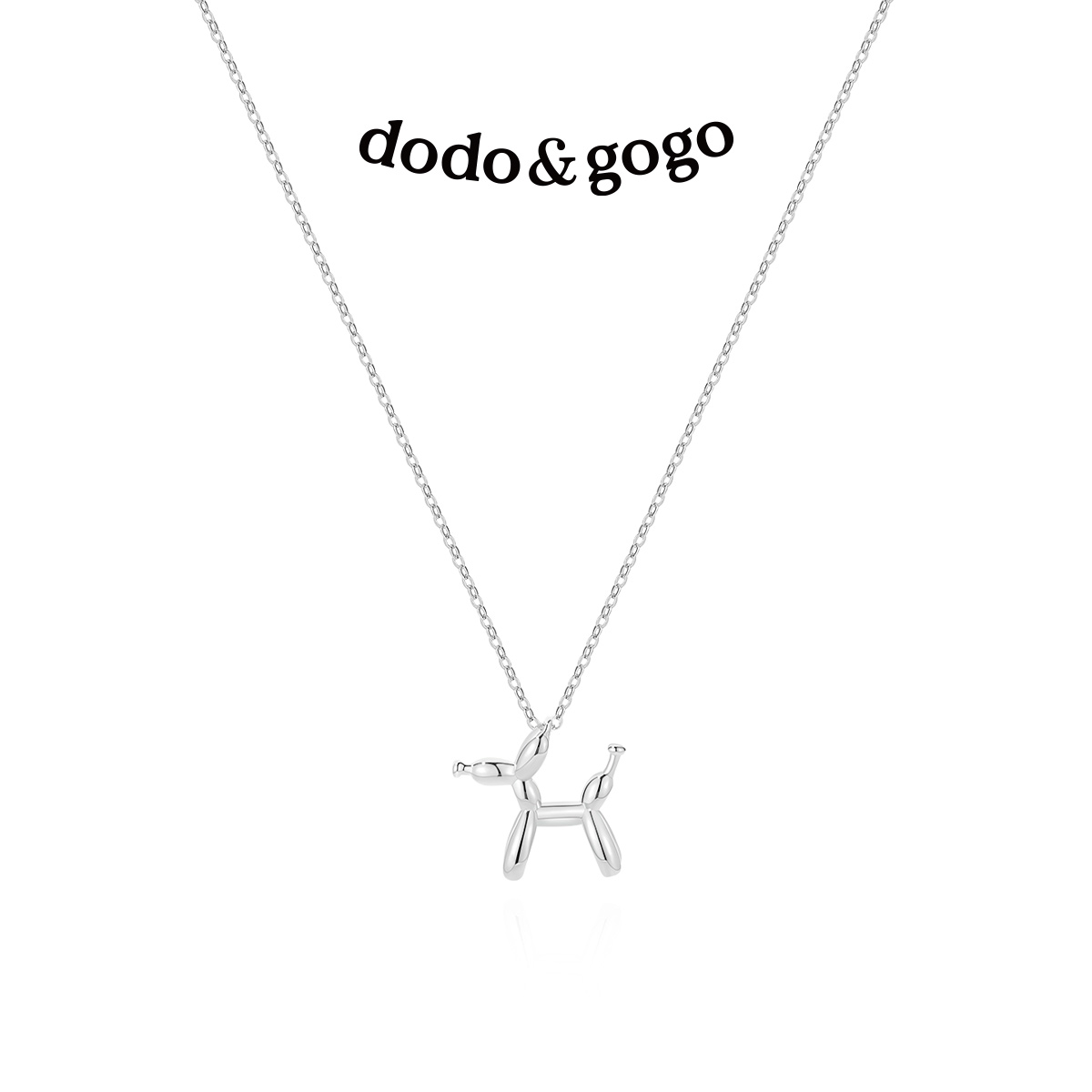 DODOGOGO气球狗项链毛衣链锁骨链